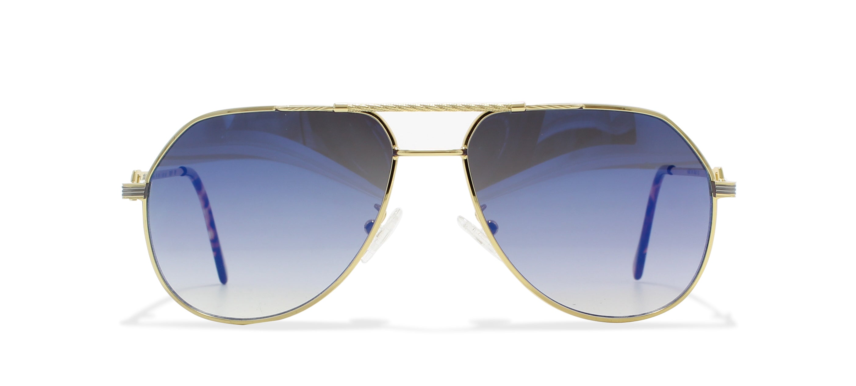 Hilton Exclusive 14 1 Aviator Blue Lens Vintage Sunglasses  display picture 1