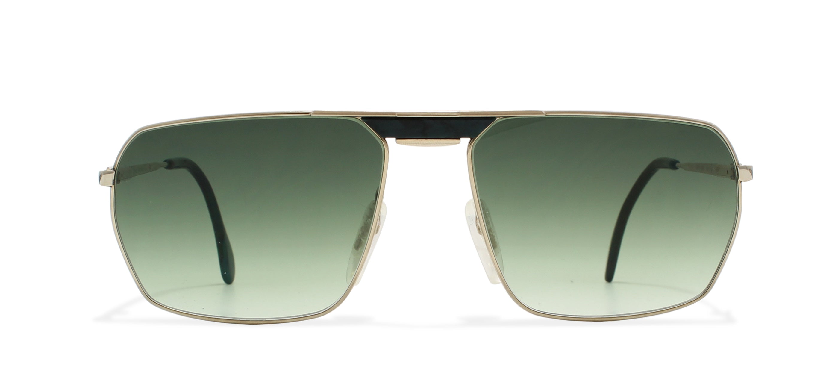 Zeiss 5971 4200 Rectangular Green Lens Sunglasses : Kings of Past