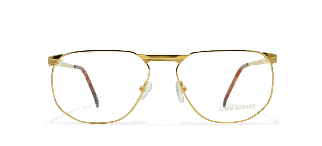 Vintage,Vintage Eyeglases Frame,Vintage loris Azzaro Eyeglases Frame,loris Azzaro Acteur 11 Gold,