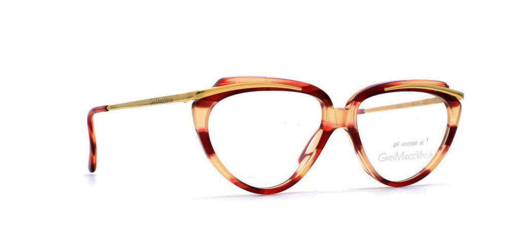 Gianmarco Venturi 19 Rectangular Certified Vintage Eyeglasses Frame ...