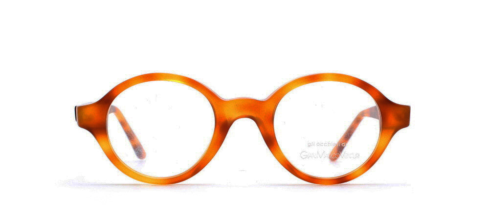 Lunettes Vintage GIAN MARCO VENTURI 032 - Cadre Or Cuivre Violet Ovale - Allemagne